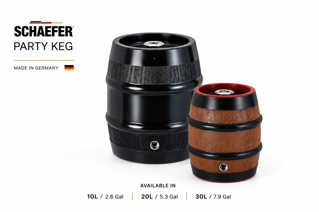 SCHAEFER Stainless Steel Party Keg - Made in Germany